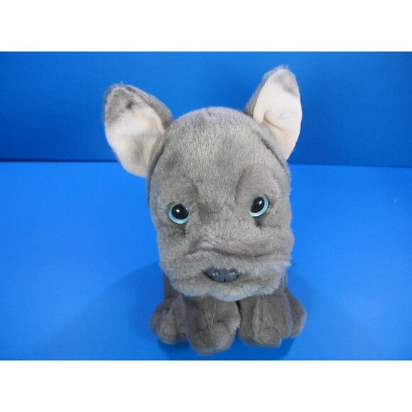 Living Nature French Bulldog Puppy Soft Toy Plush 8" Realistic - Picture 2 of 9